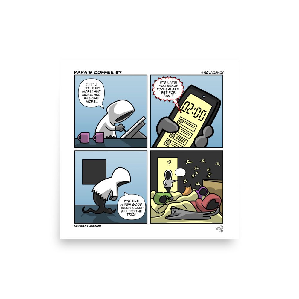 PAPA'S COFFEE #7 Novacancy POSTER