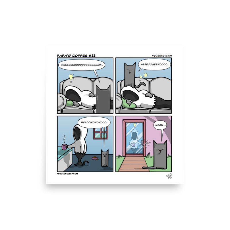 PAPA'S COFFEE #13 Sleepstorm POSTER