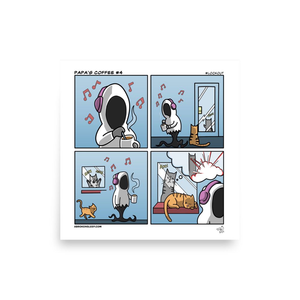 PAPA'S COFFEE #4 Lockout POSTER