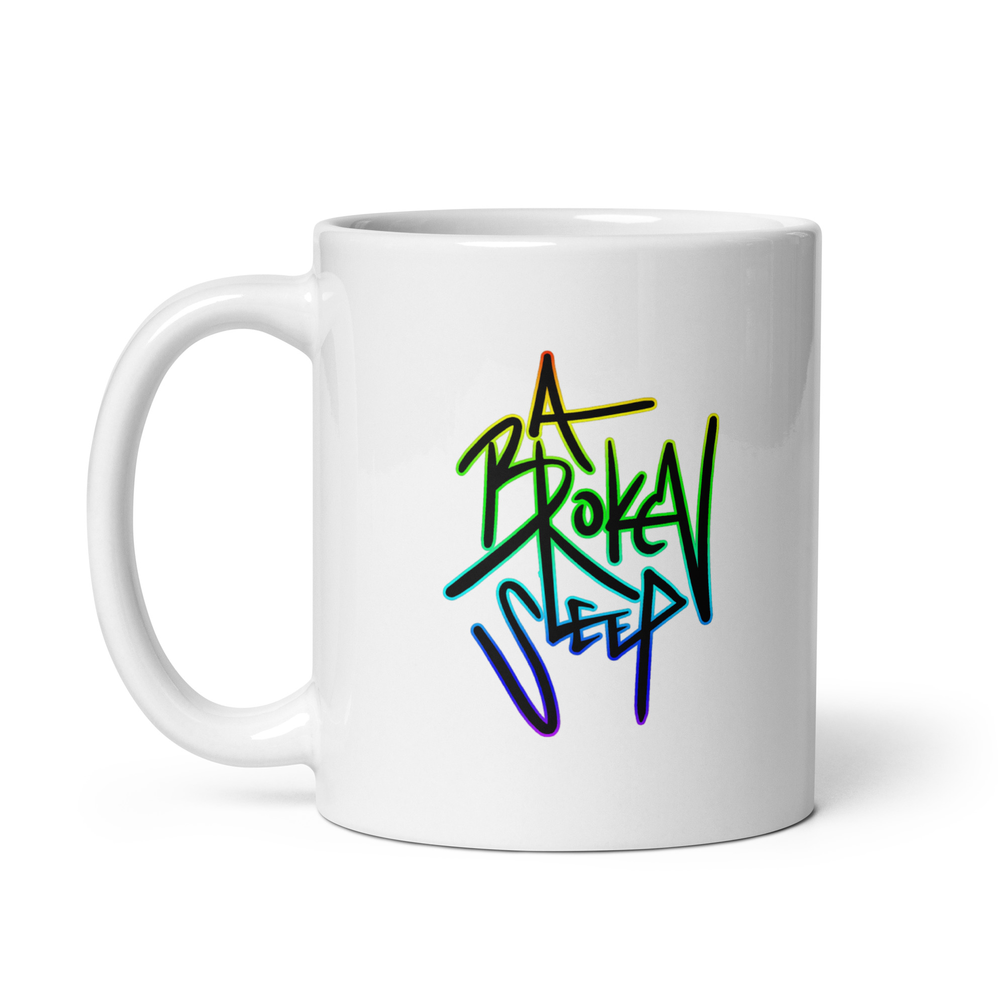 SLEEPLESS 6 White glossy 11oz mug