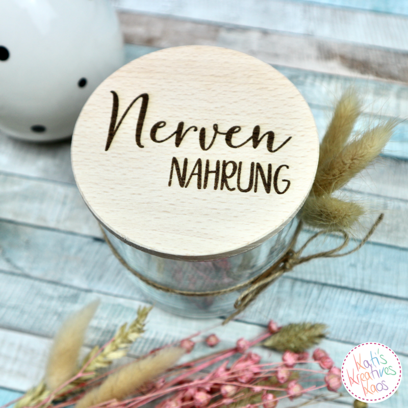 Vorratsglas "Nervennahrung“