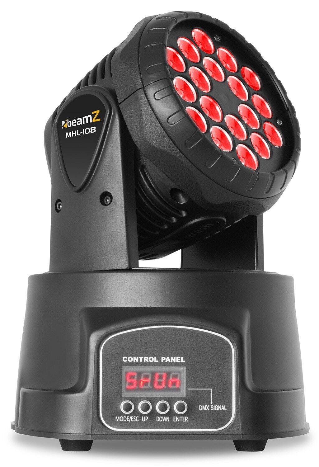 MHL108 MOVING HEAD WASH 18X 3W RGB DMX