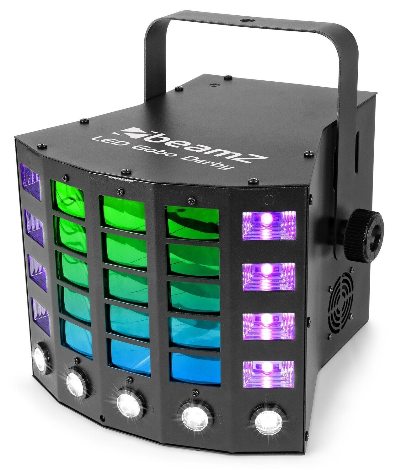 GOBO DERBY MET UV EN STROBOSCOOP