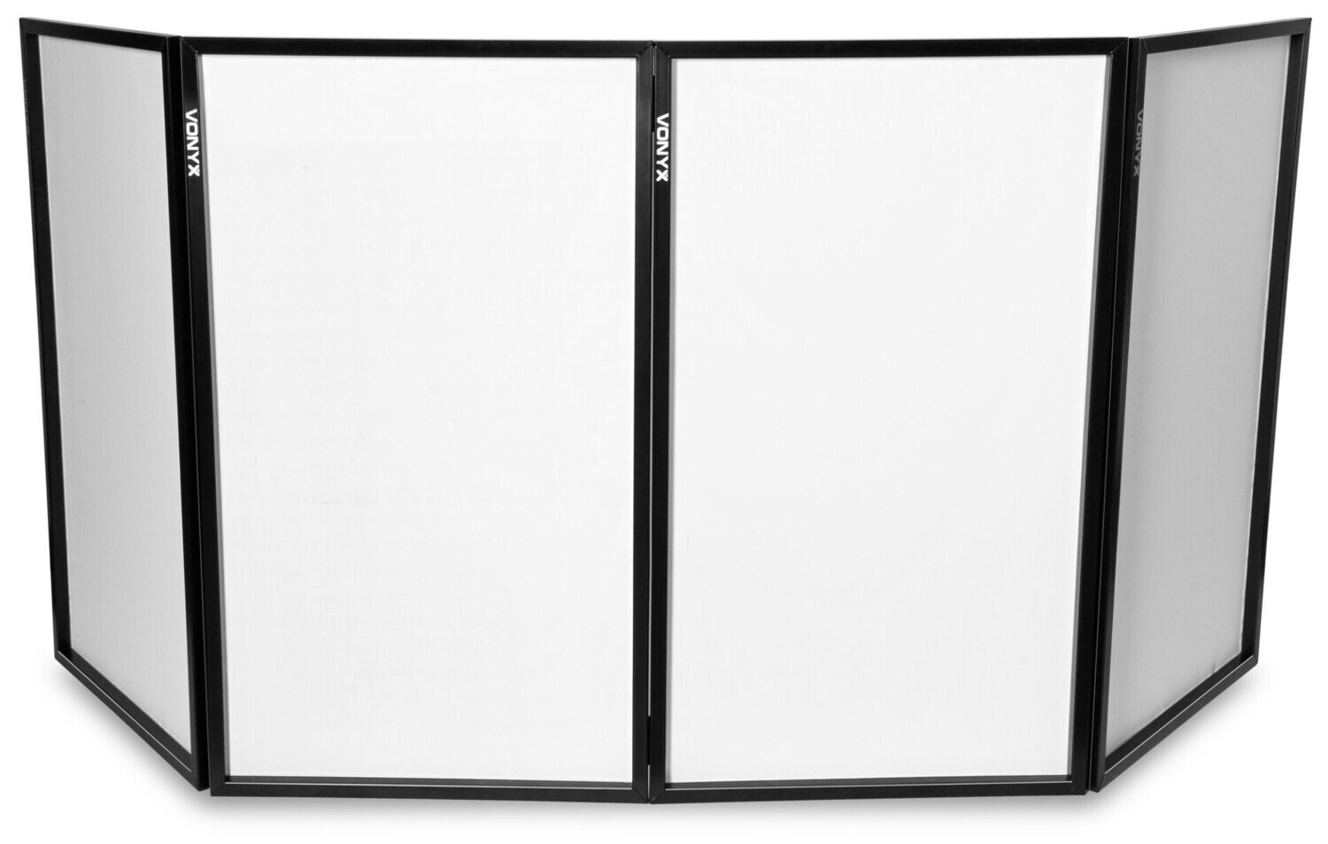DB2 OPVOUWBAAR DJ-SCHERM 120 X 70 WIT (4 PANELEN)