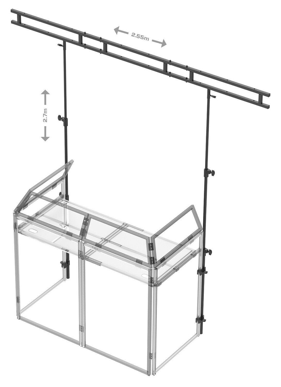 DB3L LICHTBRUG VOOR DB3 DJ TAFEL