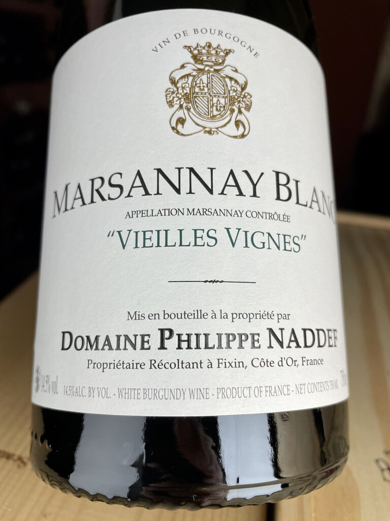 Marsannay V.V. blanc AOC 2022 - Philippe Naddef