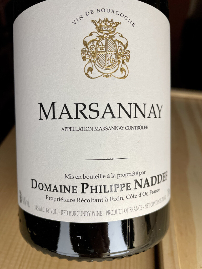 Marsannay AOC 2021 - Philippe Naddef