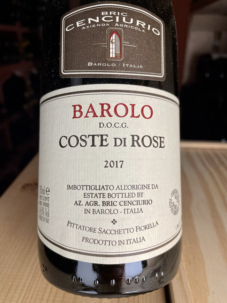 Barolo Coste di Rose DOCG 2018 - Az. Agr. Bric Cenciurio