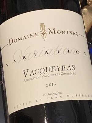 Vacqueyras AOC - Cuvée Variation 2020 - Domaine de Montvac