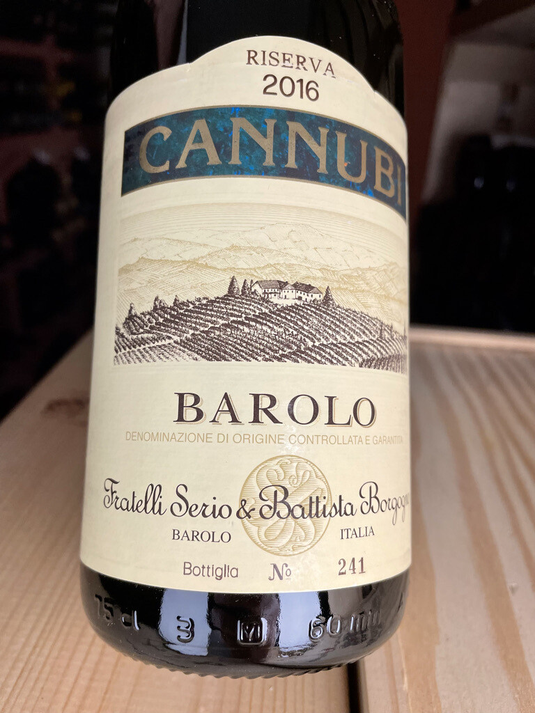Barolo Cannubi Riserva DOCG 2016 - S & B Borgogno Barolo Cannubi Riserva DOCG 2016 - S & B Borgogno