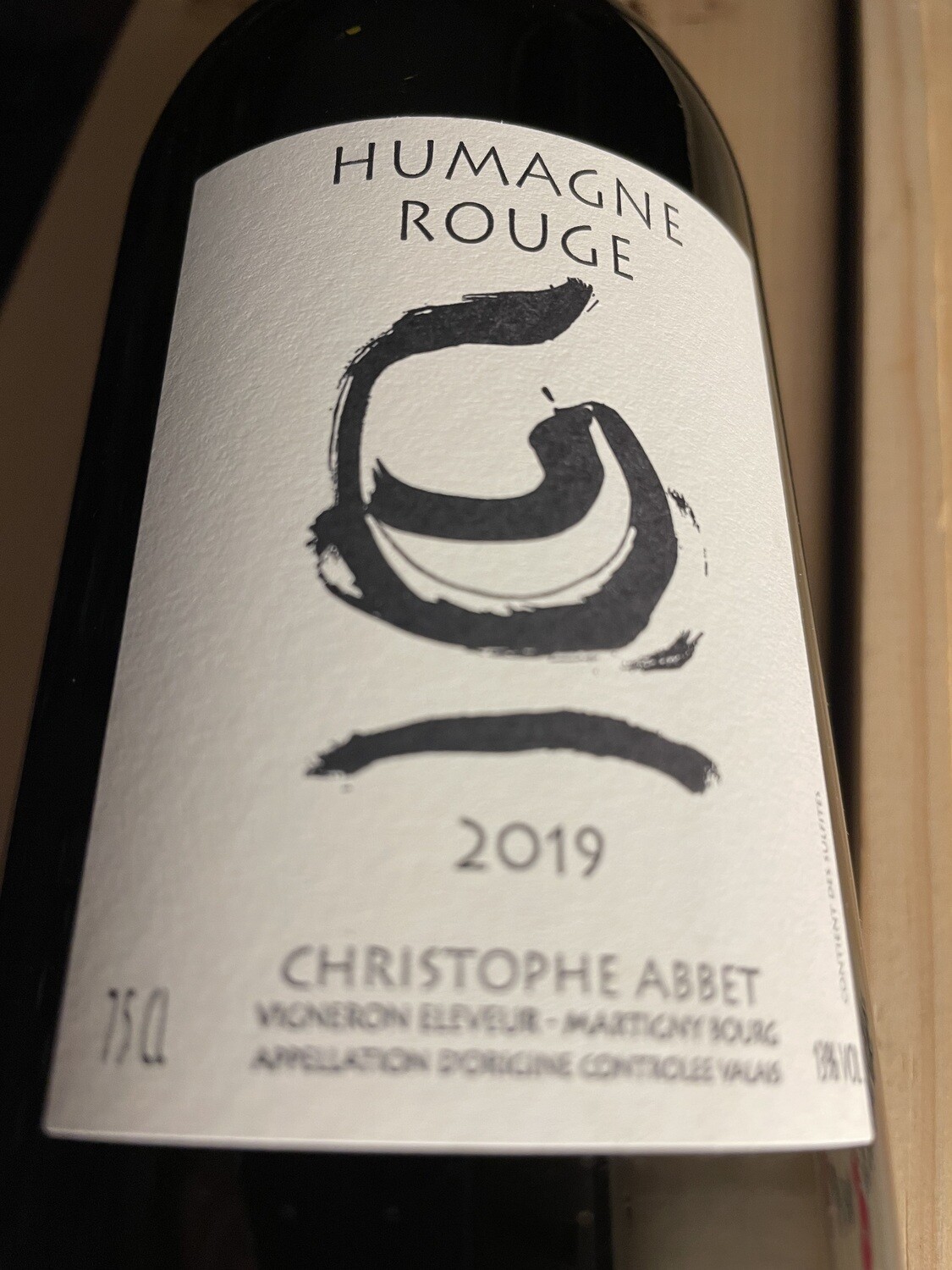 Humagne Rouge AOC 2019 - Christophe Abbet Humagne Rouge AOC 2019 - Christophe Abbet