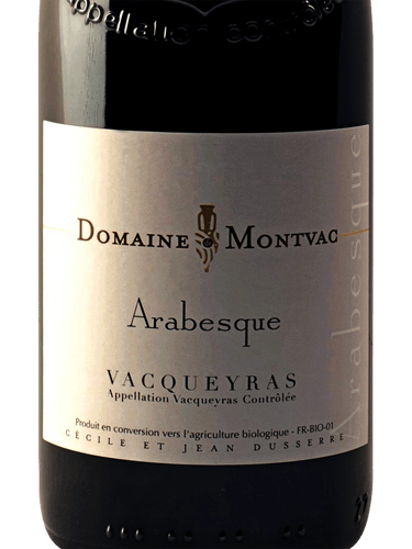 Vacqueyras AOC - Cuvée Arabesque 2020 - Domaine de Montvac Vacqueyras AOC - Cuvée Arabesque 2020 - Domaine de Montvac
