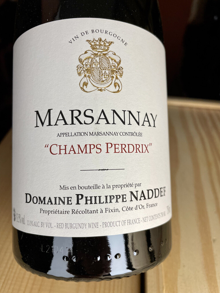 Marsannay Champs Perdrix  AOC 2022 - Philippe Naddef