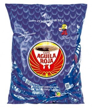 Cafe aguila roja por papeletas x10