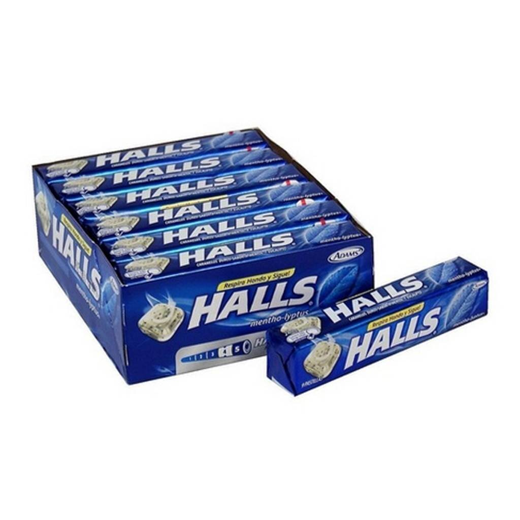 Halls barra x12