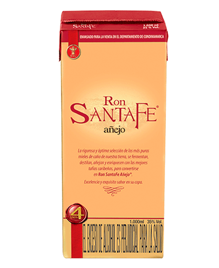 Ron santa fe litro 1000cc *12