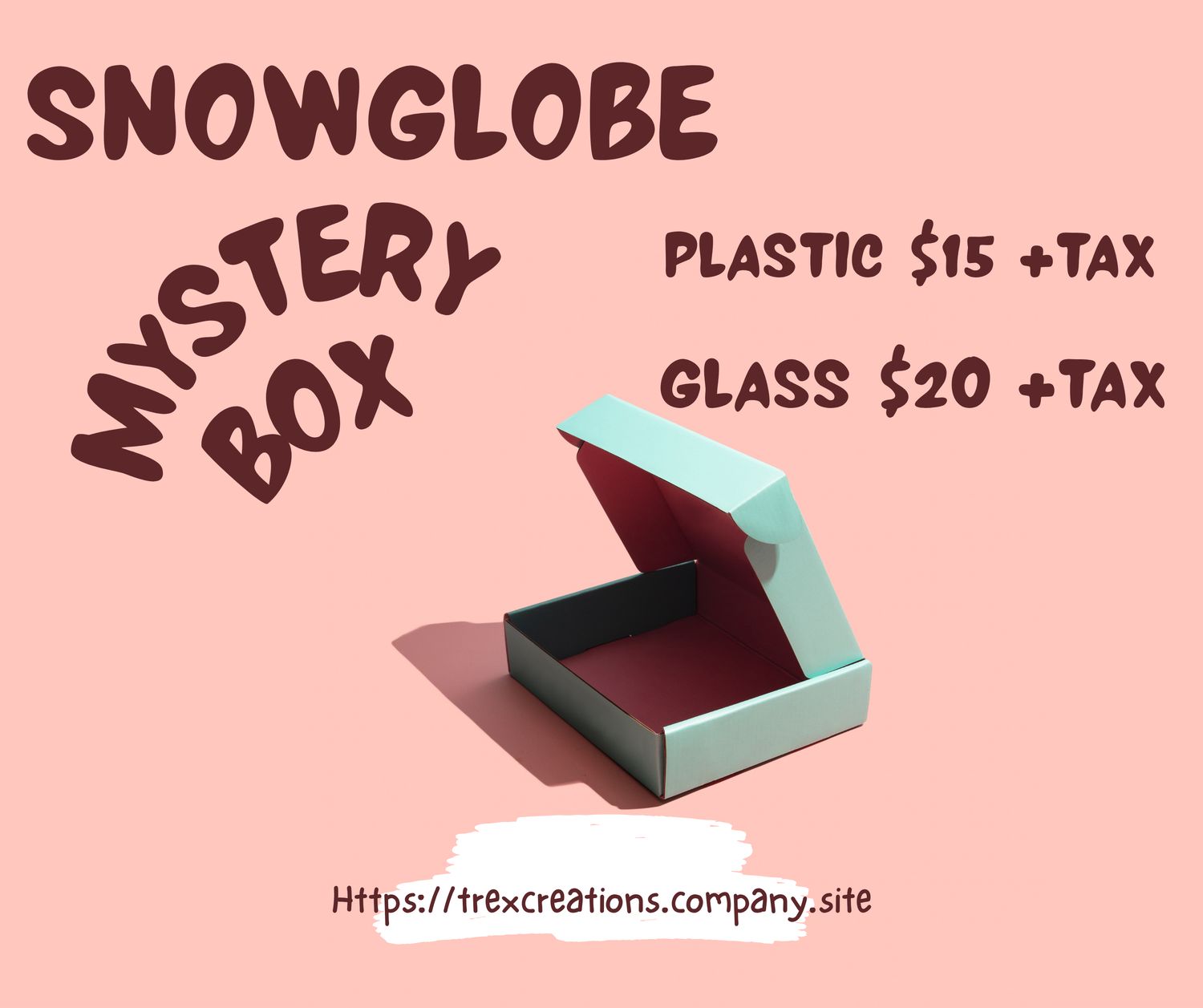 Mystery Snow Globe Box