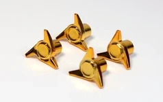 Super Swept Knock Offs for TRUE 13 Wheels (Gold or Chrome)