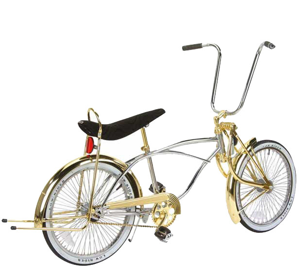 20 LOWRIDER BIKE 533-3 CHROME-GOLD.