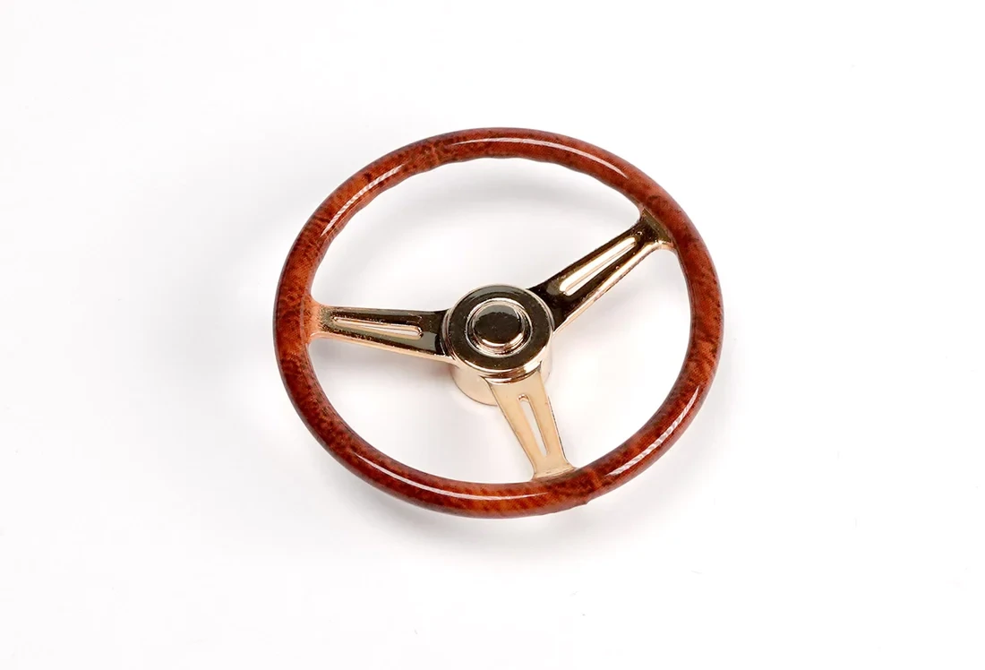 Nardi style 1/10 scale Steering Wheel Gold