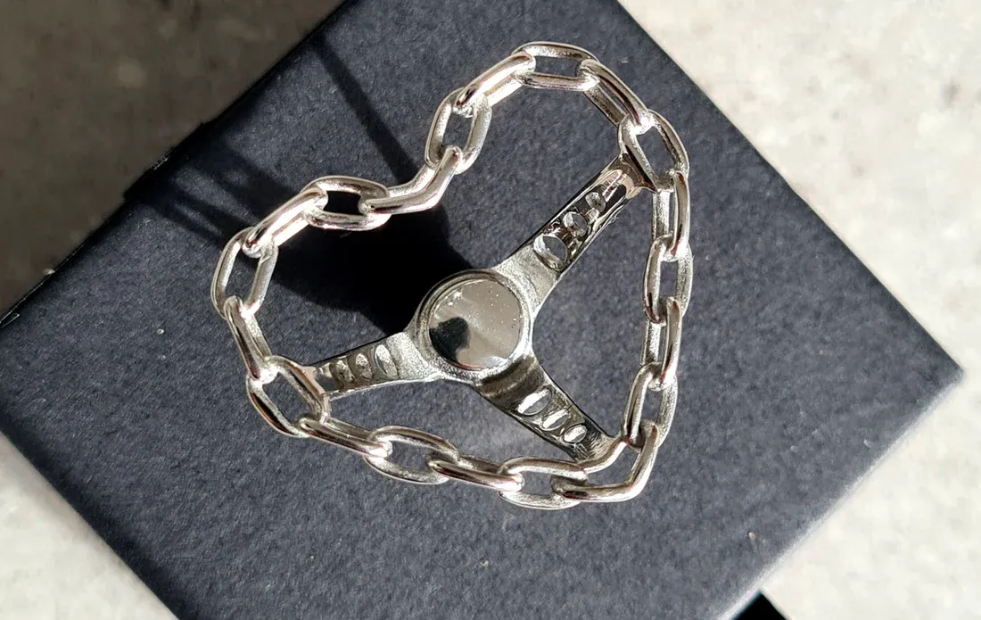 Heart shaped Steel Chain Steering Wheel For rc car