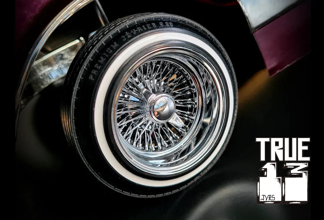 CHROME V2 TRUE 13 Straight Laced Wheels