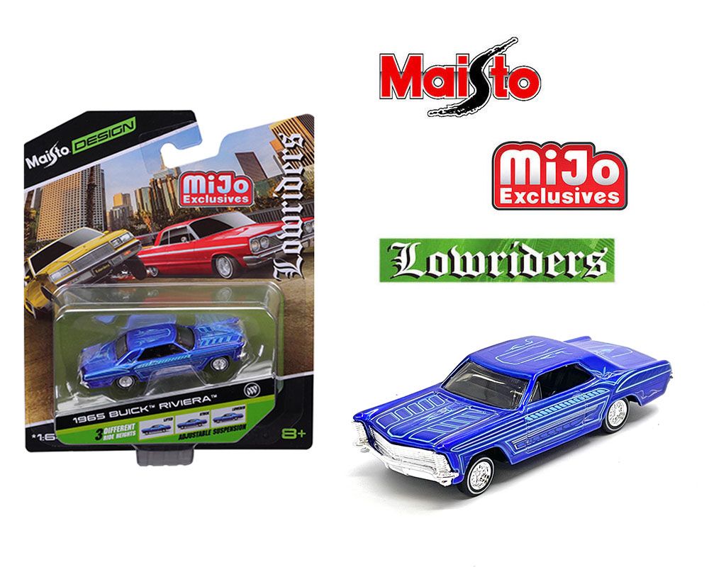 Maisto 1:64 1987 Buick Riviera – Metallic Blue