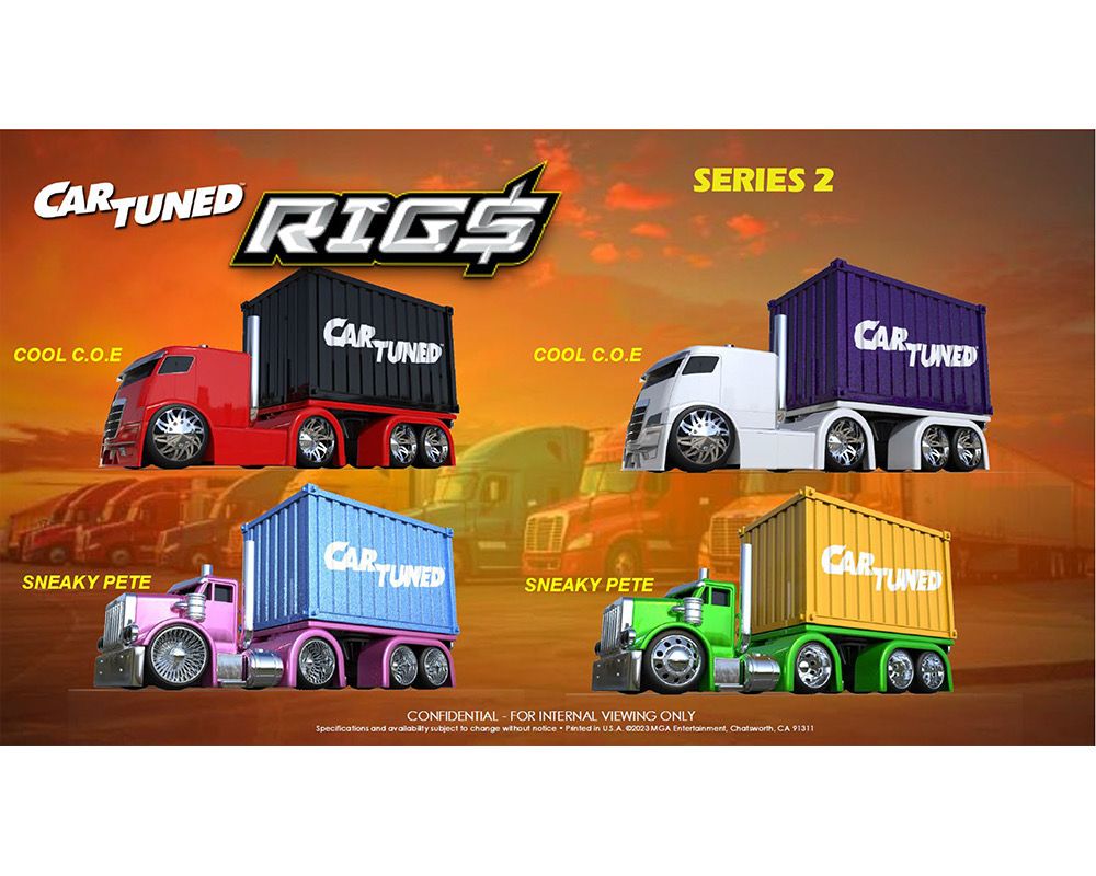 Preorder) CarTuned 1:64 Container Rigs Series 2 – Assortment