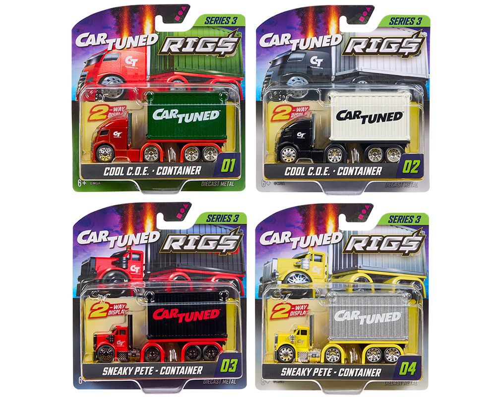 Preorder) CarTuned 1:64 Container Rigs Series 3 Assortment