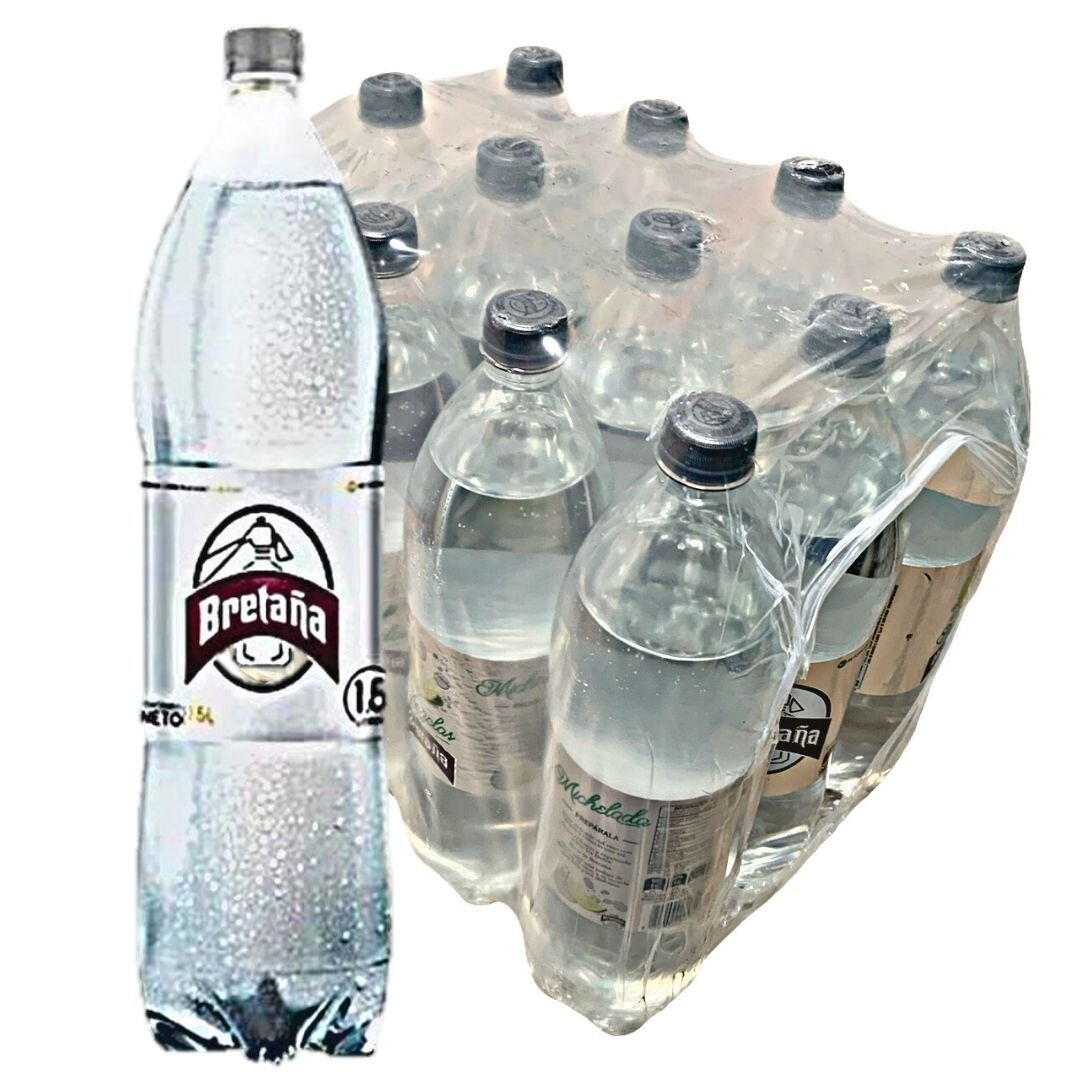 Agua BRETAÑA 1/2 PACA X 12G