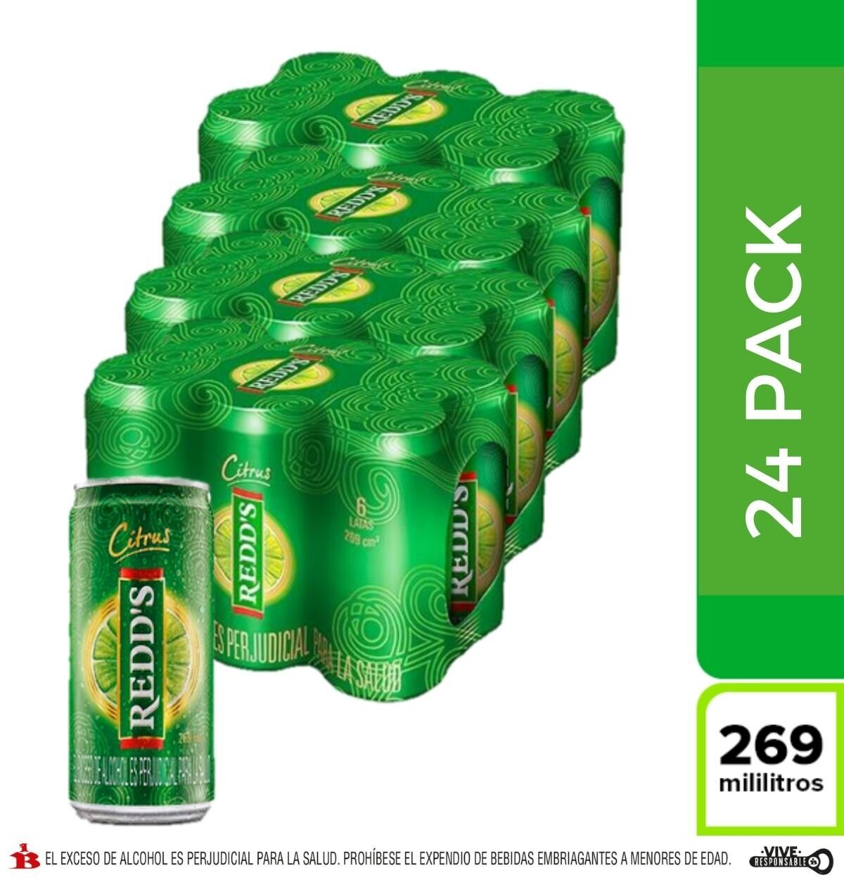 Cerveza REDDS LATA X24G