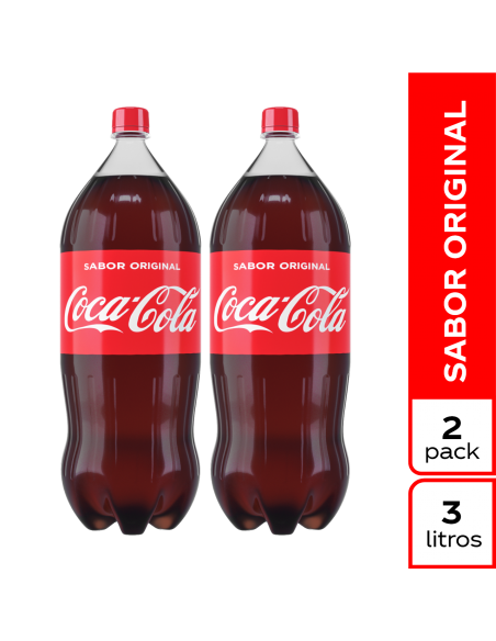 COCA COLA  DUO  3LITROS CX3