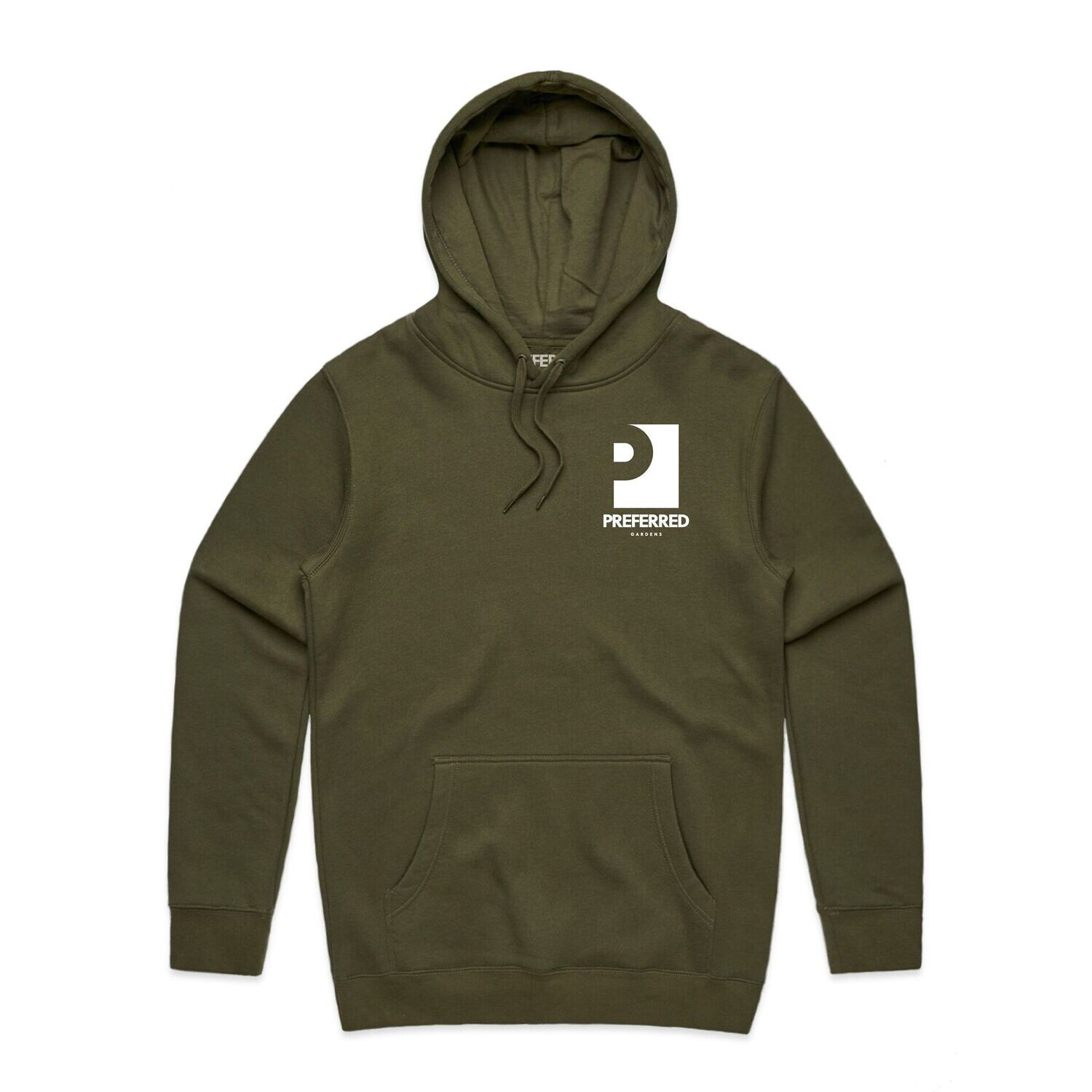 Military Green Preferred Hoodie, Color: Military Green, Size: S