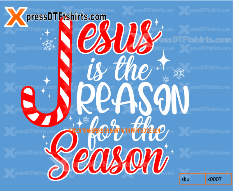 DTF JESUS CANDY CANE REASON