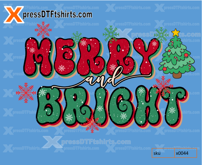 DTF MERRY BRIGHT