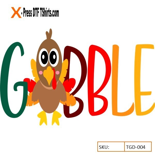DTF DESIGNS-TRANSFER -THANKSGIVING GOBBLE BABY BOY