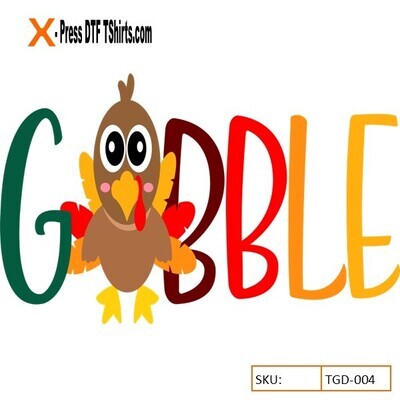 DTF DESIGNS-TRANSFER -THANKSGIVING GOBBLE BABY BOY