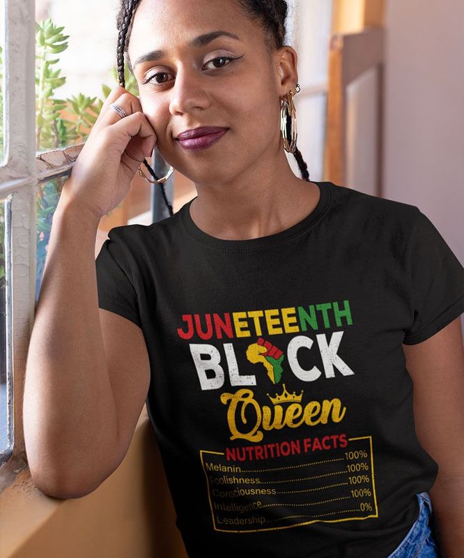 Juneteenth Women&#39;s Black Queen Nutrition