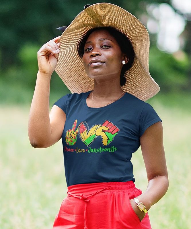 Peace Love Juneteenth Black Pride