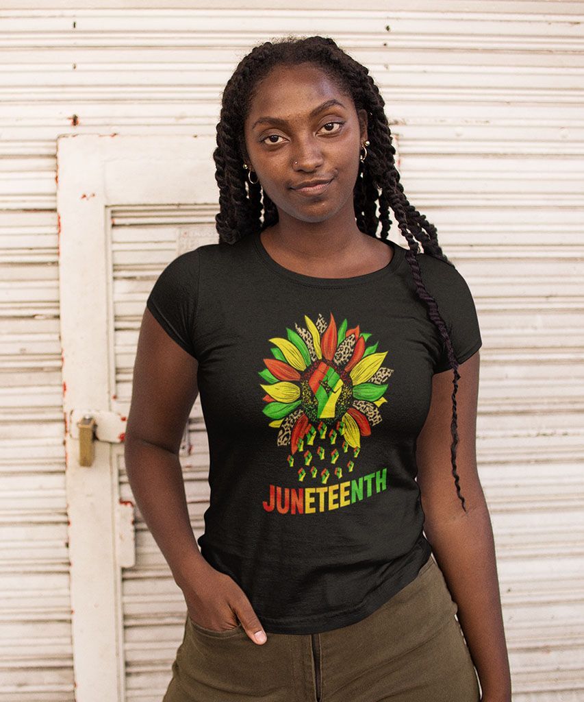 Sunflower Fist Juneteenth Black History