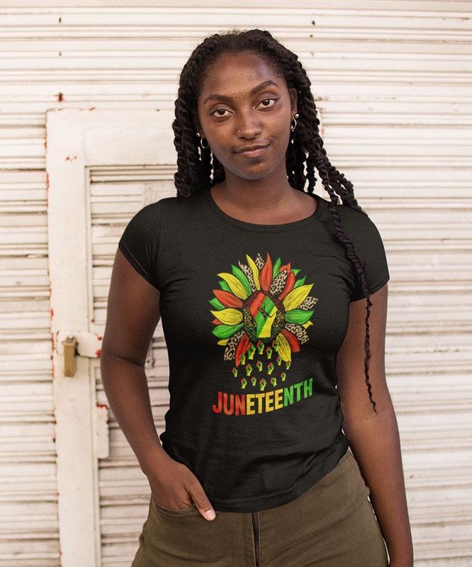 Sunflower Fist Juneteenth Black History