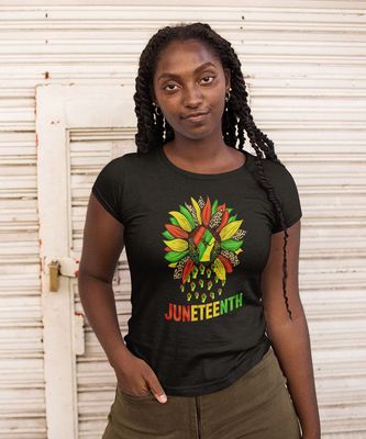 Sunflower Fist Juneteenth Black History