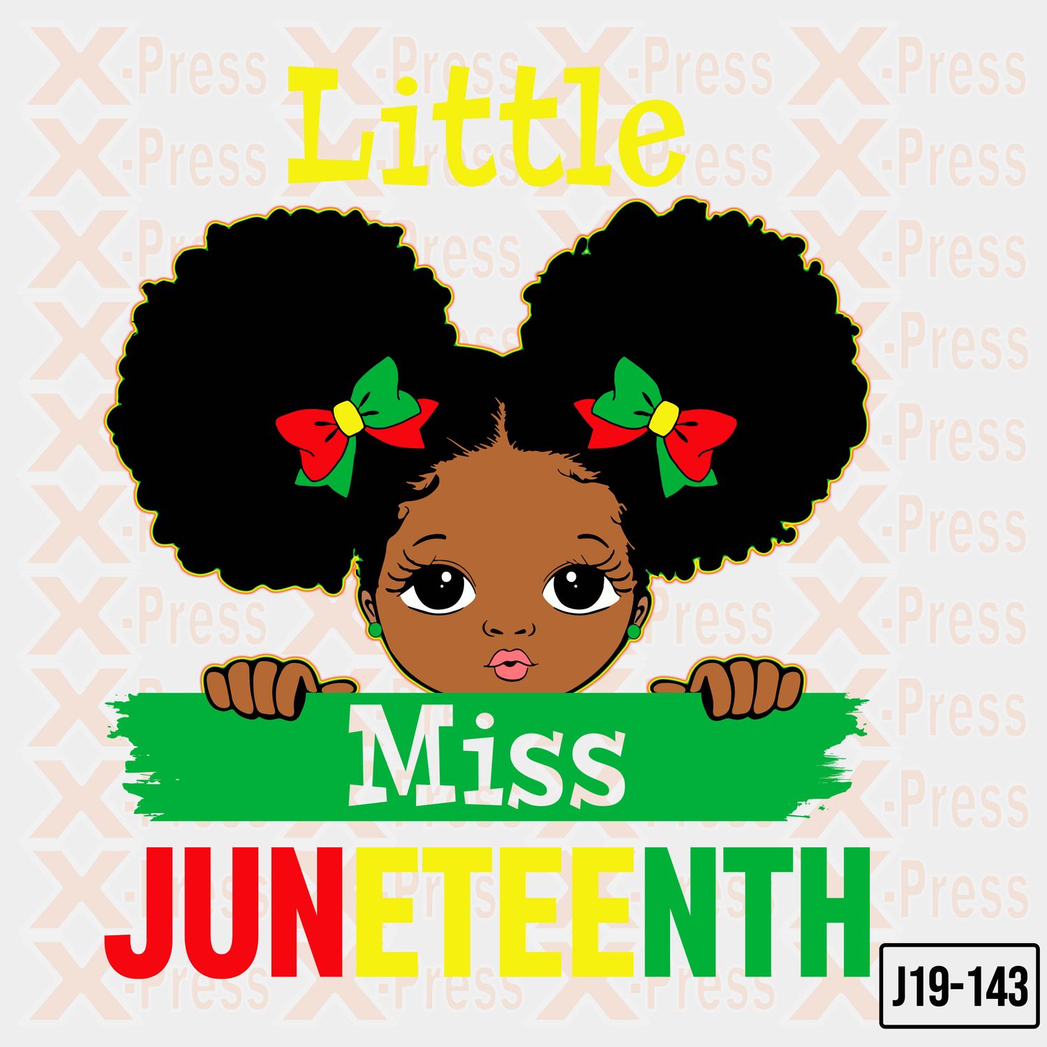 Little Miss Juneteenth Brown Skin Princess