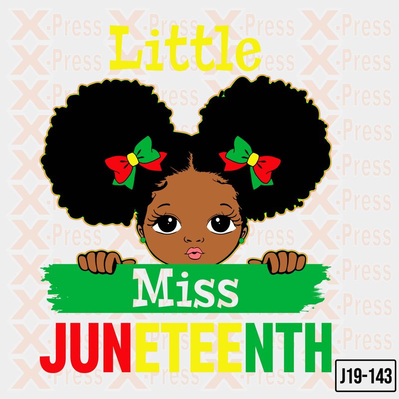 Little Miss Juneteenth Brown Skin Princess