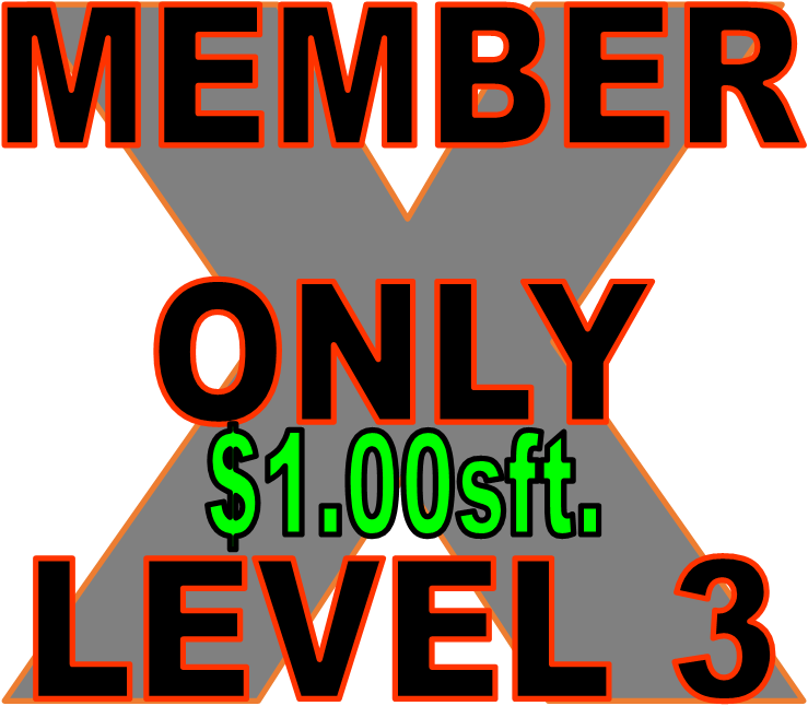 $1 per Sqft. FORTUNE BUSINESS MEMBER PRICING LEVEL 3