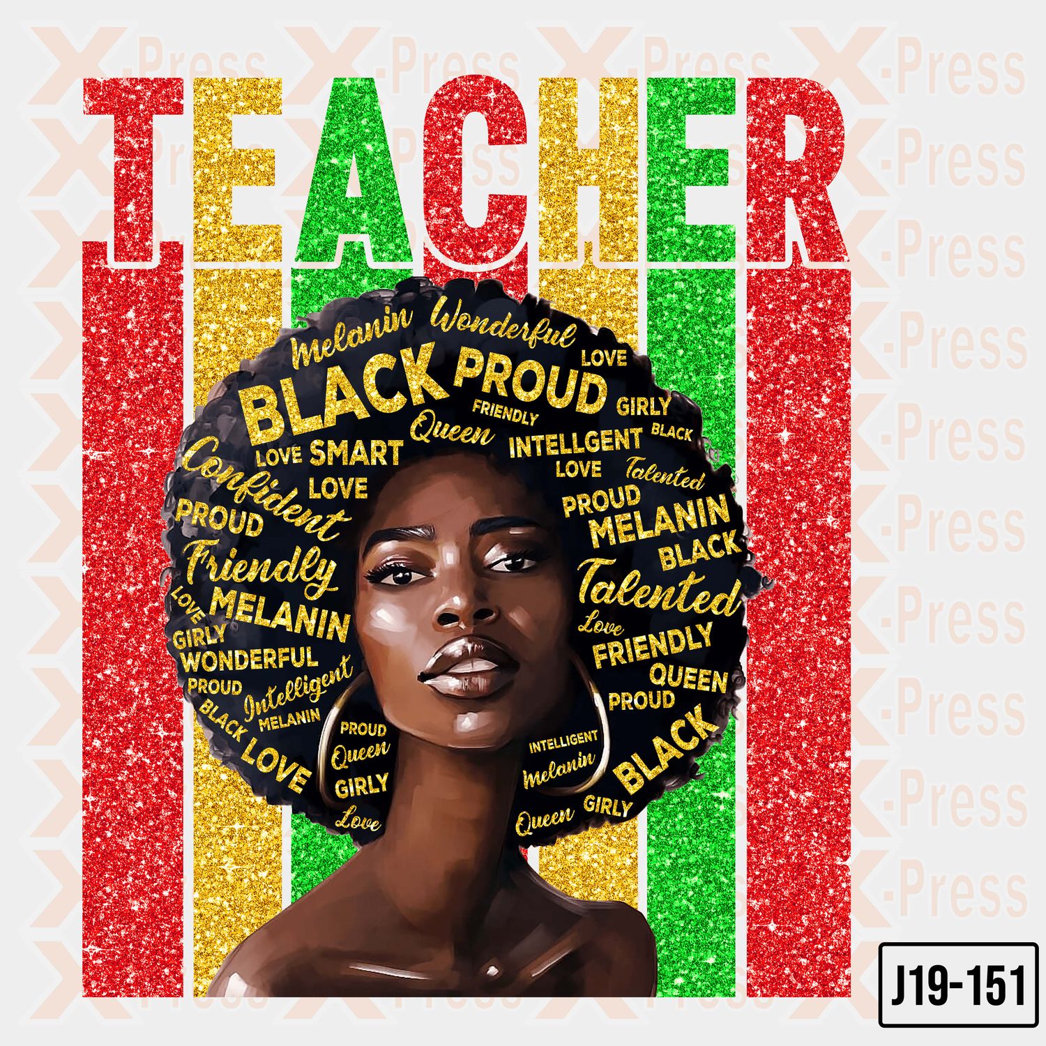 Womens Awesome Black Natural Teacher