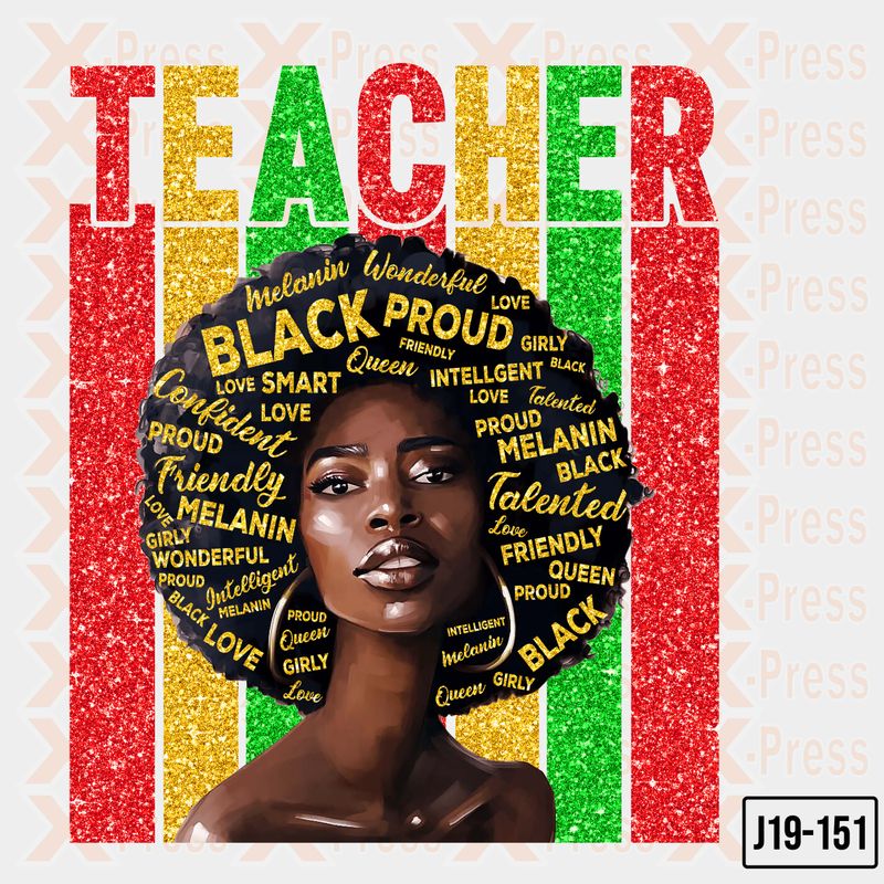 Womens Awesome Black Natural Teacher