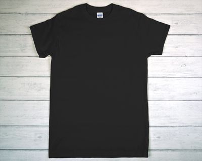 CUSTOM PRINTED GILDAN T-SHIRT Black (as low as)