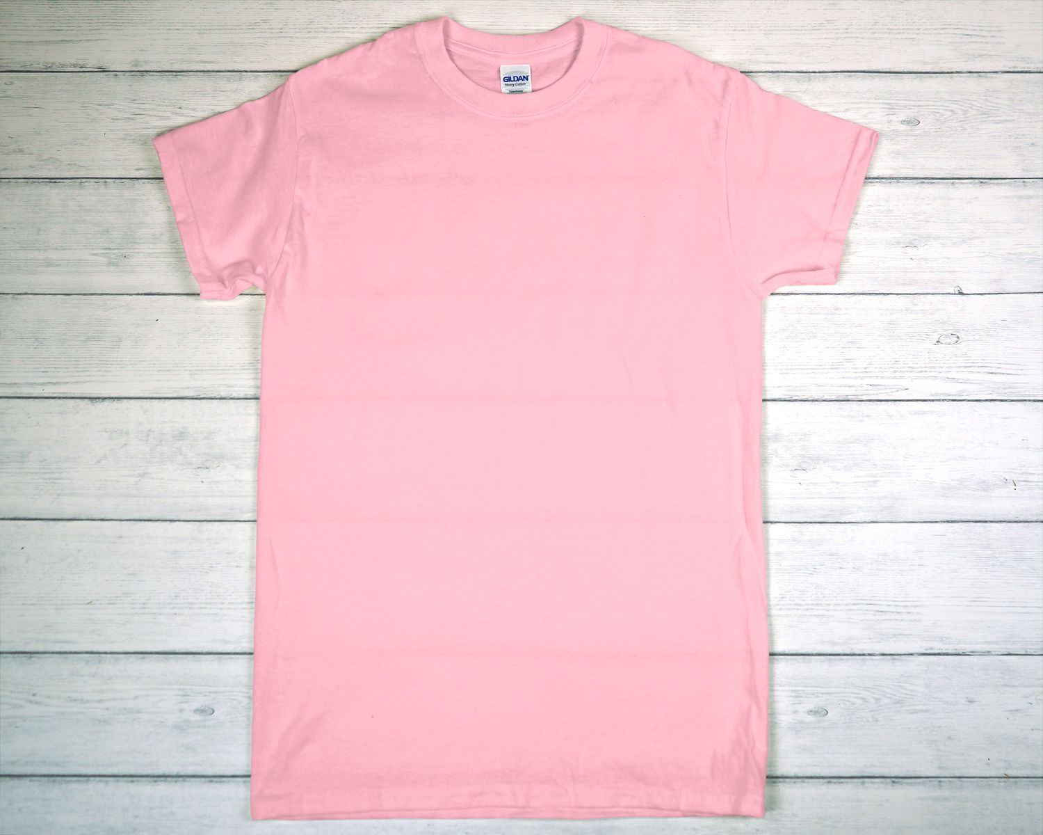 CUSTOM PRINTED GILDAN T-SHIRT Light Pink