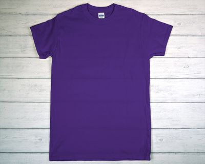 CUSTOM PRINTED GILDAN T-SHIRT Lilac (as low as)